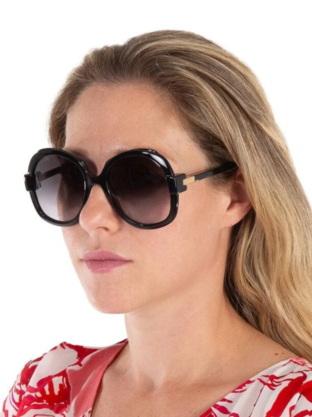 New Gucci Black Oversized Women Sunglasses GG1432S 001